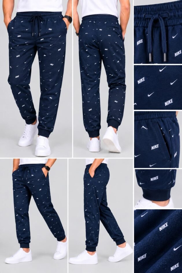 Men's Hosiery Track Pant with Elastic Waistband & Ankle Cuffs | Casual Sports Wear